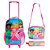 Kit Estojo, Lancheira E Mochila Princesa De Rodinhas Rosa - Imagem 10