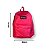 Mochila De Costas Escolar Juvenil Cores Cor:vinho - Imagem 5
