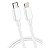 Cabo Carregador Usb Tipo C Lightning Branco - Imagem 1
