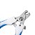 Alicate Pet Tesoura Corte De Unhas Com Lixa Cor:azul - Imagem 4