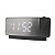 Relogio Alarme Led Espelhado Usb Com Projetode De Hora Preto - Imagem 3