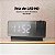 Relogio Alarme Led Espelhado Usb Com Projetode De Hora Preto - Imagem 8