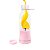 Mini Liquidificador Portatil Garrafa Shake Suco Juice Cup Usb Cor:rosa - Imagem 3
