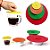 Kit Tampas Silicone De Sucção 4 Peças A Vacuo Coloridas - Imagem 1