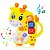 Teclado Piano Musical Bebe Brinquedo Infantil  Som Girafa - Imagem 1