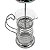 Cafeteira Prensa Francesa Infusor Vidro E Aço Inox 350ml - Imagem 6