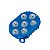 Massageador Luva Corporal Portatil 7 Esferas Cor:azul - Imagem 1