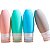 4 Potes Frascos Silicone Reutilizável Flexível Viagem - Imagem 4