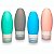 4 Potes Frascos Silicone Reutilizável Flexível Viagem - Imagem 1