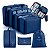 Kit 7 Peças Necessaire Organizadores Cor:azul Claro - Imagem 7
