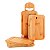 Kit Conjunto Tábuas Madeira Com Suporte Utensílios - Imagem 3