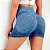 Short  Academia Levanta Bumbum Sem Costura Corrida Cor:cinza - Imagem 5