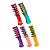5 Pentes Coloridos Giz Cabelo Colorido Brinquedo Infantil - Imagem 6