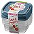 Pote Plástico Conj L5p4 Pote Fácil 530ml(s) - Imagem 3