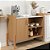 Aparador Buffet Cantinho Café 1 Porta Cedro Off White - Imagem 1