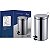 Lixeira ágata Inox Com Pedal 12lts - Imagem 4