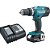 Parafusadeira Makita DHP453X10 Bateria 18v Carregador Bivolt - Imagem 1