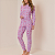 Pijama Longo Feminino de Inverno Jogger - Imagem 4