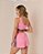 Pijama Feminino Elast Print Conjunto Canelado Top e Short. - Imagem 2