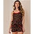 Pijama Rendinha Feminino Conjunto com Regata e Short Estampado Floral - Imagem 1