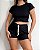 Conjunto Baby Doll Short Doll  pijama conforto total malha canelada feminina - Imagem 1