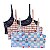 Kit 03 Top Duplo Com Alças Ajustáveis Inspiração - Imagem 3