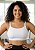 Top esportivo Fitness plus sise com bojo Removivel e Alças ajustáveis Sutiã Top Faixa Academia plus sise alça 18 mm - Imagem 6