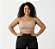 Top esportivo Fitness plus sise com bojo Removivel e Alças ajustáveis Sutiã Top Faixa Academia plus sise alça 18 mm - Imagem 2