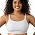 Top esportivo Fitness plus sise com bojo Removivel e Alças ajustáveis Sutiã Top Faixa Academia plus sise alça 18 mm - Imagem 4