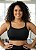 Top esportivo Fitness plus sise com bojo Removivel e Alças ajustáveis Sutiã Top Faixa Academia plus sise alça 18 mm - Imagem 1