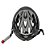 Capacete TSW mtb raptor ii led pt/cz/dourado c/vis. - Imagem 5