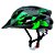 Capacete Tsw mtb raptor ii led pt/cz/vd c/vis. - Imagem 1