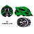 Capacete absolute nero verde, tam. M - Imagem 3