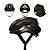 Capacete ciclismo abus airbreaker preto e dourado tam. M  52 -58 cm - Imagem 2