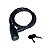 Cadeado CXR 12x100cm Aspiral Espiral Com Chave Preto - Imagem 1