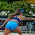 Shorts Hupi Donna Azul Feminino Tam: M - Imagem 5