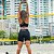 Bermuda Hupi Seamless Longa Preto Tam: P - Imagem 10
