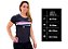Camisa Hupi Running Track Feminina Preto/Rosa Tam: P - Imagem 4
