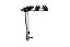 Suporte Thule HangOn p/ 3 Bicicletas p/ Engate - Imagem 1