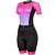 Macaquinho Ciclismo Mauro Ribeiro Spheric Rosa Feminino Tam G - Imagem 2