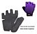 Luva Tsw Mtb Ciclista Dm Dual Violeta P - Imagem 2