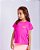 Camiseta Infantil Raquete Manga Curta Rosa Tamanho:6 - Imagem 3