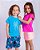 Camiseta Infantil Grid Manga Curta Azul Claro Tamanho:6 - Imagem 2