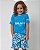 Camiseta Game Infantil Manga Curta Azul Claro Tamanho:06 - Imagem 4