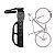 Suporte Vertical Para 1 Bicicleta Gancho de Parede - Imagem 2