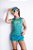 Vestido de Beach Tennis Hupi - Verde - M - Imagem 5