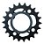 Coroa Shimano Alivio Fc M430 9v 22d Bcd 64mm Preta - Imagem 1