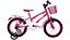 Bicicleta Infantil Aro 16 Feminina Flower Rosa - Imagem 1