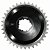 Coroa Ictus Direct 3MM AERO 36T BLACK (Compativel Sram 3 parafusos) - Imagem 1