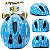 Capacete Absolute Kids Dance Cor Azul Tamanho M - Imagem 3